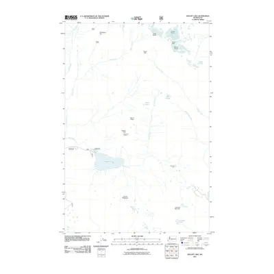 2011 Map of Walupt Lake, 2011 Print
