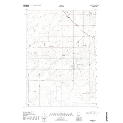 2019 Map of Wanamingo, 2019 Print