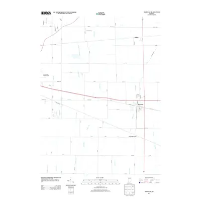 2013 Map of Wanatah, 2013 Print