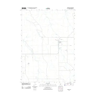 2012 Map of Wanblee, 2012 Print