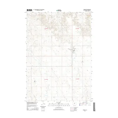 2015 Map of Wanblee, 2015 Print