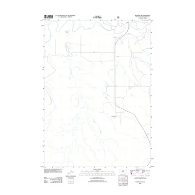 2012 Map of Wanblee NE, 2012 Print
