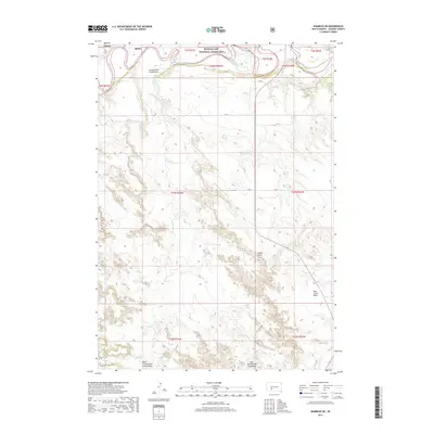 2017 Map of Wanblee NE, 2017 Print