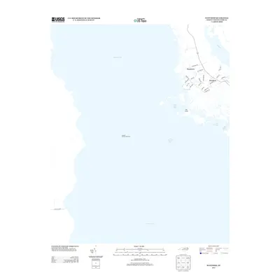 2013 Map of Wanchese, 2013 Print