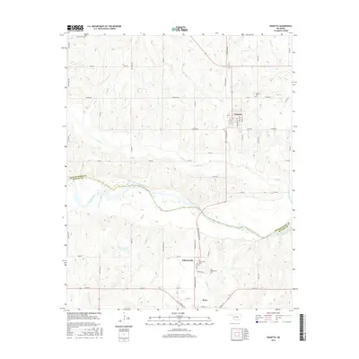 2016 Map of Wanette, 2016 Print