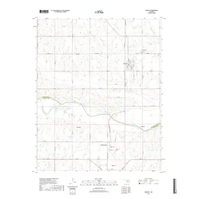 2018 Map of Wanette, 2018 Print