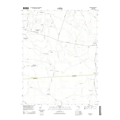 2014 Map of Wango, 2014 Print