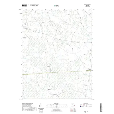 2019 Map of Wango, 2019 Print