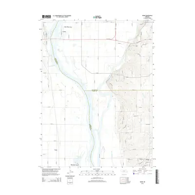 2014 Map of Wann, 2014 Print