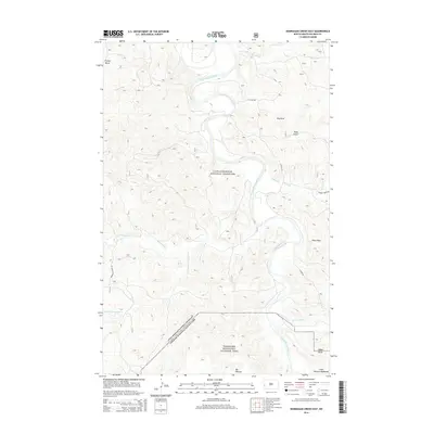 2014 Map of Wannagan Creek East, 2014 Print