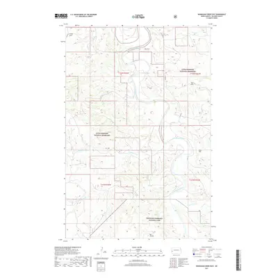 2017 Map of Wannagan Creek East, 2017 Print