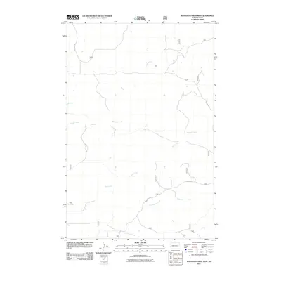 2011 Map of Wannagan Creek West, 2011 Print