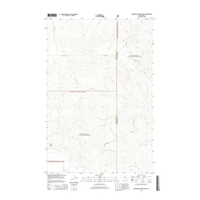 2014 Map of Wannagan Creek West, 2014 Print