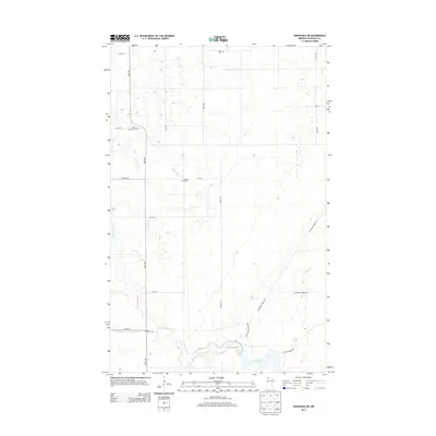 2013 Map of Wannaska NE, 2013 Print