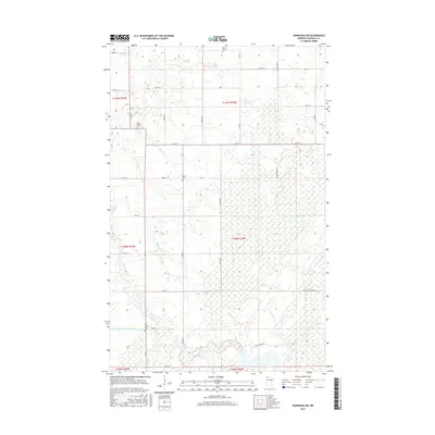 2016 Map of Wannaska NE, 2016 Print