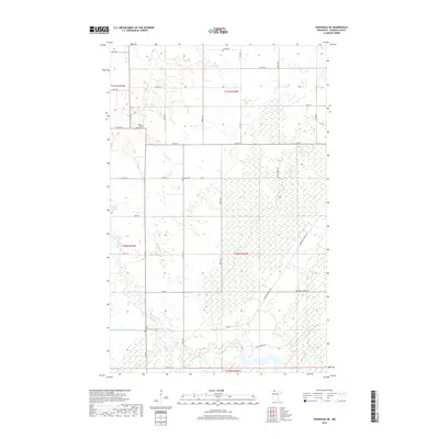 2019 Map of Wannaska NE, 2019 Print