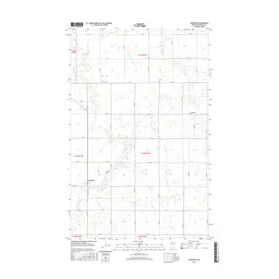 2016 Map of Wannaska, 2016 Print