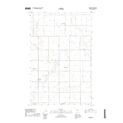 2019 Map of Wannaska, 2019 Print