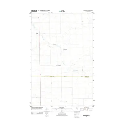 2013 Map of Wannaska SW, 2013 Print