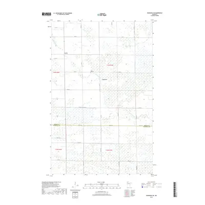 2019 Map of Wannaska SW, 2019 Print