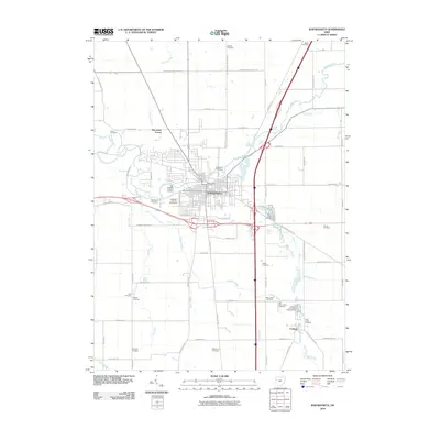 2010 Map of Wapakoneta, 2010 Print