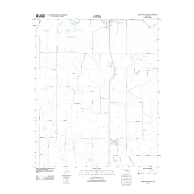 2012 Map of Wapanucka South, 2012 Print