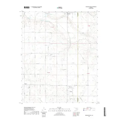 2018 Map of Wapanucka South, 2018 Print