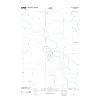 2013 Map of Wapello, 2013 Print
