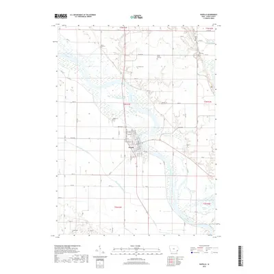 2018 Map of Wapello, 2018 Print