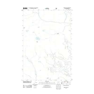 2011 Map of Wapiti Lake, 2011 Print