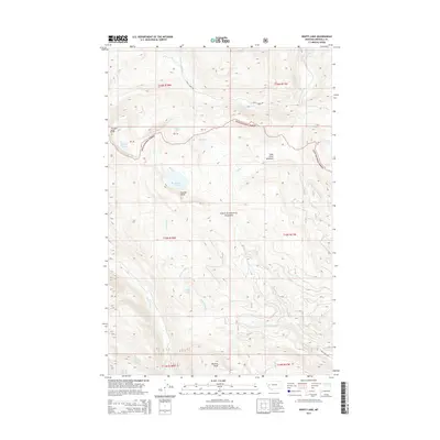 2014 Map of Wapiti Lake, 2014 Print