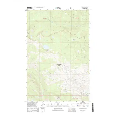 2017 Map of Wapiti Lake, 2017 Print