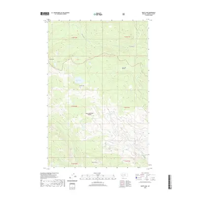 2020 Map of Wapiti Lake, 2020 Print