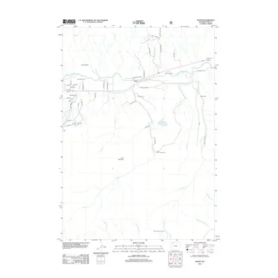 2012 Map of Wapiti, 2012 Print