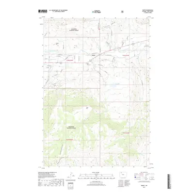 2017 Map of Wapiti, 2017 Print