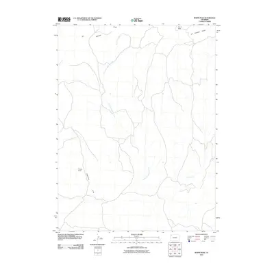 2010 Map of Wapiti Peak, 2010 Print