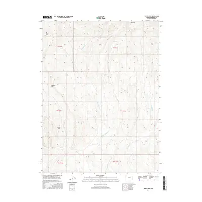 2016 Map of Wapiti Peak, 2016 Print