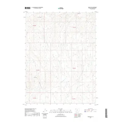 2019 Map of Wapiti Peak, 2019 Print