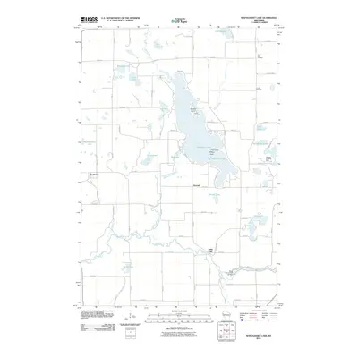 2010 Map of Wapogasset Lake, 2010 Print