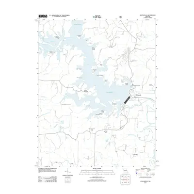 2011 Map of Wappapello, 2011 Print