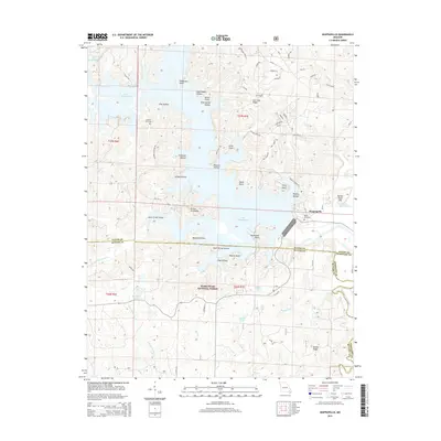 2015 Map of Wappapello, 2015 Print