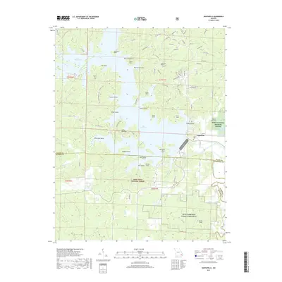 2017 Map of Wappapello, 2017 Print
