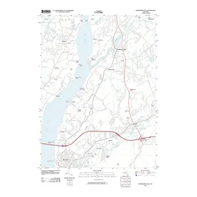 2010 Map of Wappingers Falls, 2010 Print