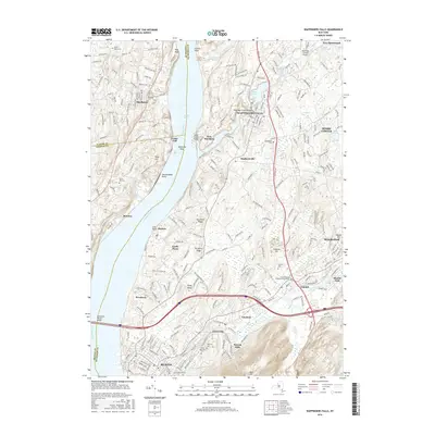 2016 Map of Wappingers Falls, 2016 Print