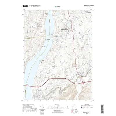 2019 Map of Wappingers Falls, 2019 Print