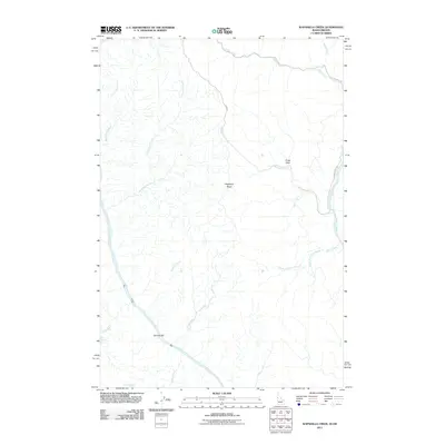 2011 Map of Wapshilla Creek, 2011 Print