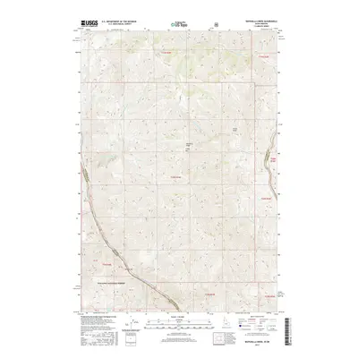 2017 Map of Wapshilla Creek, 2017 Print