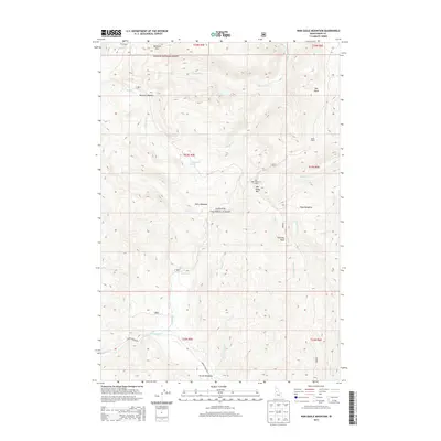 2013 Map of War Eagle Mountain, 2013 Print