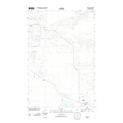 2013 Map of Warba, 2013 Print
