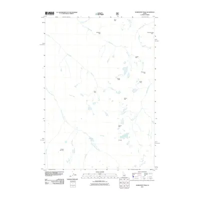 2011 Map of Warbonnet Peak, 2011 Print